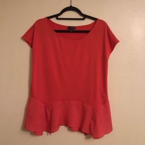 The Limited Short Sleeve Peplum Top